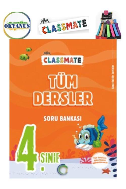 Güncel 4.Sınıf Clasmate Yeni Nesil Tüm Dersler Soru Bankası+Kalemlik