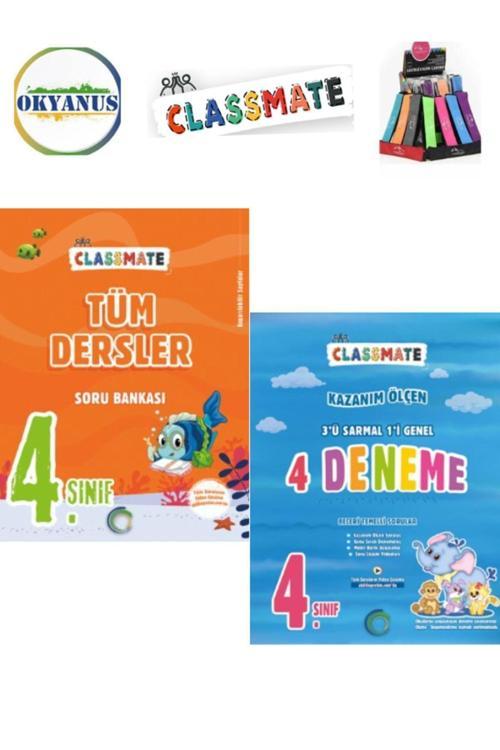 Güncel 4.Sınıf Clasmate Yeni Nesil Tüm Dersler Soru Bankası+4 Deneme SetiKalemlik