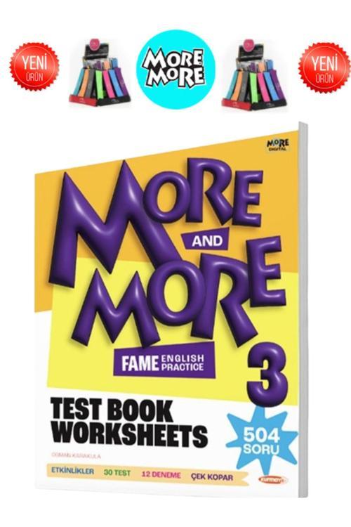 Güncel More&More 3 Fenomen TestBook Worksheets(3.Sınıf)504 Soru İngilizce TestKitabı+Kalemlik(yeni)