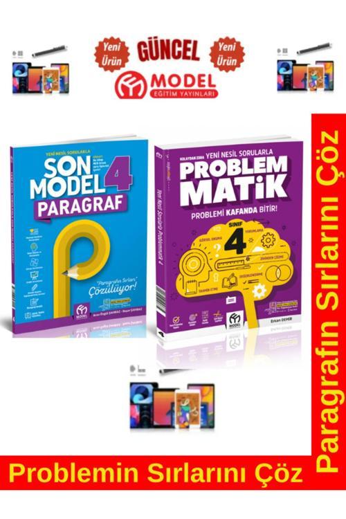 Model Eğitim 4.Sınıf Problematik+Paragraf Soru Bankası Seti +Android Kalem