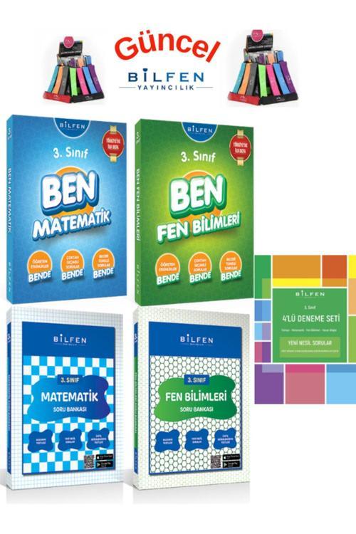 Güncel 3.Sınıf Ben Matematik-Fen Konu Anlatım+Soru Bankası+4lü Deneme+Kalemlik