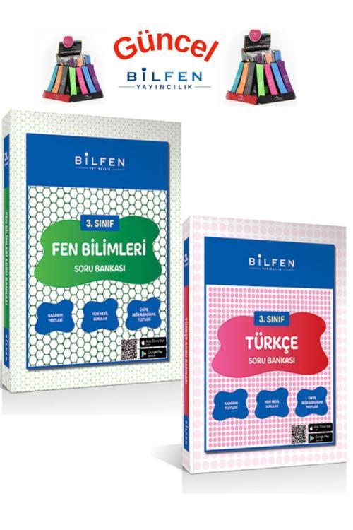 Güncel 3.Sınıf Fen-Türkçe Video Çözümlü Soru Bankası Seti(2 Kitap)+Cambridge Kalemlik