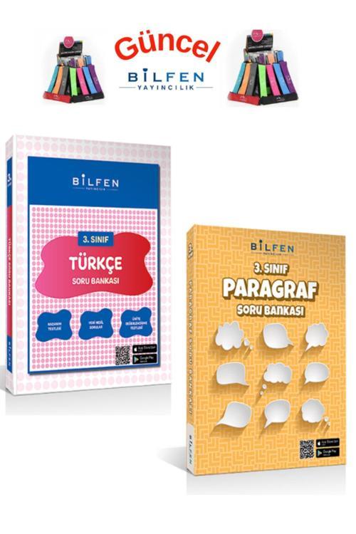 Güncel 3.Sınıf Türkçe-Paragraf Soru Bankası Seti(2Kitap)+Kalemlik