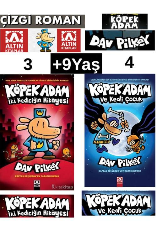 KöpekAdam 3-4 İki Kediciğin Hikayesi-Kedi Çocuk 3-4.Kitap Çizgi roman