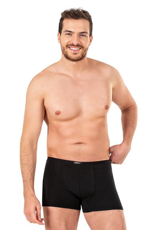 Erkek Pamuklu Modal Boxer | Siyah K11897