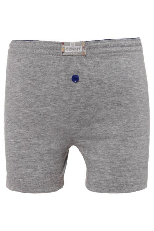  Erkek Çocuk Boxer Gri-Melanj | K31223