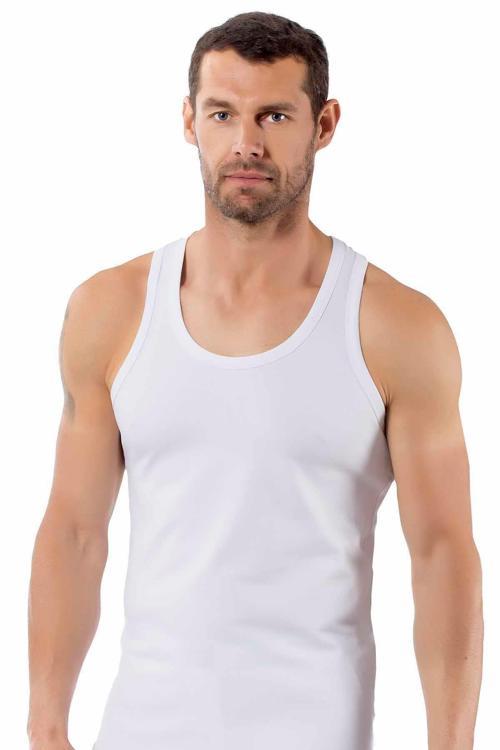  Erkek Likralı Sporcu Atlet Beyaz | K0267