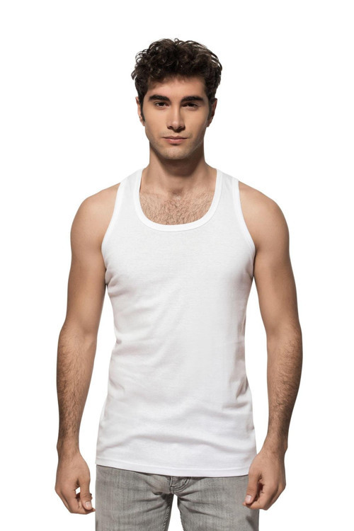 Erkek Ribana Sporcu Atlet Beyaz | K0058