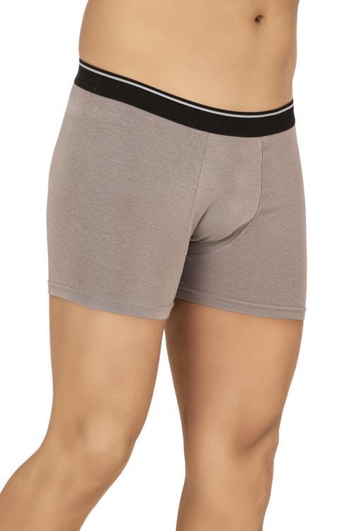 Erkek Modal Pamuklu Boxer Şort | Gri K11256