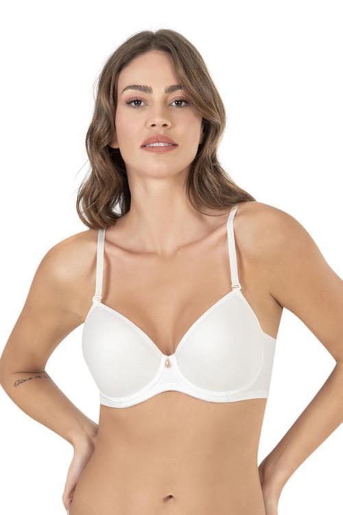 Balenli Felalty Soft Cup Mikro Desteksiz Sütyen | Ekru 9700