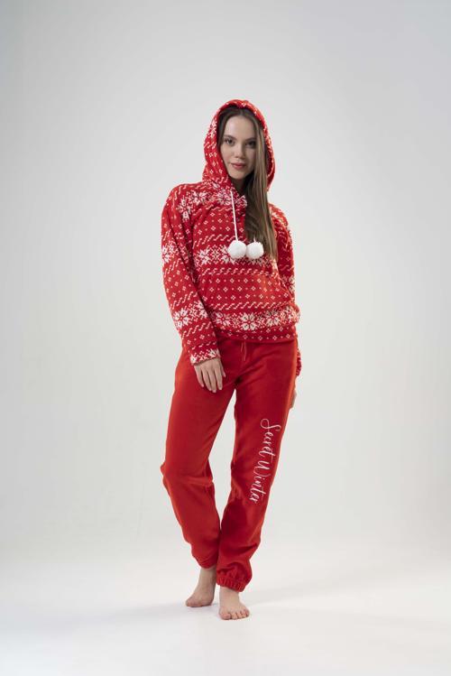 Kadın Uzun Kol Polar Pijama Takımı | 2030550127