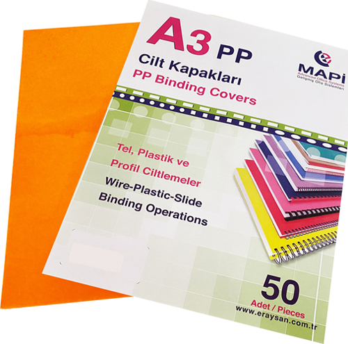 550MİC.A-3 PP KAPAK F.ORANJ 50