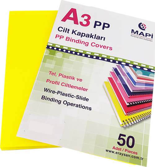 550MİC.A-3 PP KAPAK.F.SARI  50