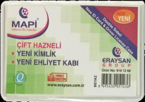 ÇİFT HAZNELİ YENİ KİMLİK-EHLİYET K. BEYAZ    100'LÜ PAKET