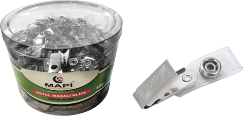 METAL MASALI KLİPS 100 LÜ PAKET