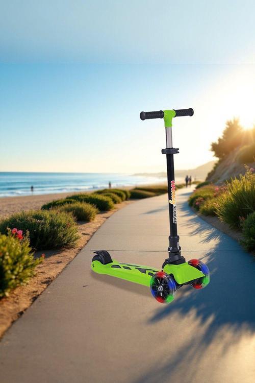 Winky Scooter Yeşil Işıklı