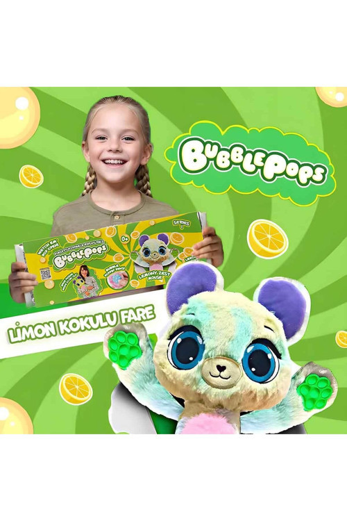 Bubble Pops Kokulu Peluş S1 (Limon Kokulu Fare)