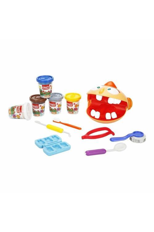 Crafy Jr. Toothy Oyun Hamuru Seti 12 Parça