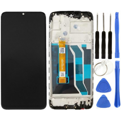 Realme 5i Uyumlu Çıtalı Lcd Ekran Dokunmatik + Tamir Seti