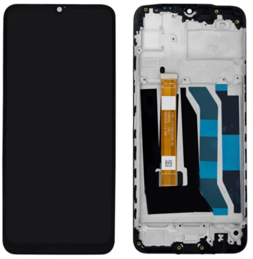 Realme 5 Uyumlu Çıtalı OLED Lcd Ekran Dokunmatik