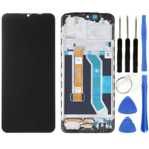 Realme 3i Uyumlu Çıtalı Servis Lcd Ekran Dokunmatik + Tamir Seti