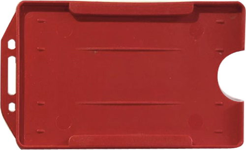 PP KART KAPLARI DİKEY KIRMIZI   50'Lİ PAKET