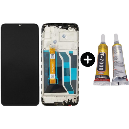 Realme 5i Uyumlu Çıtalı HK Lcd Ekran Dokunmatik + B7000