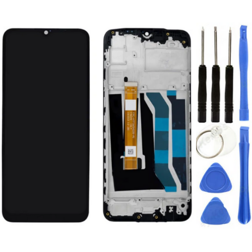 Realme 5 Uyumlu Çıtalı Lcd Ekran Dokunmatik + Tamir Seti