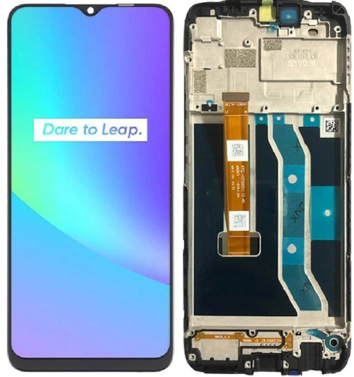 Realme C25 Uyumlu Çıtalı A Kalite Lcd Ekran Dokunmatik