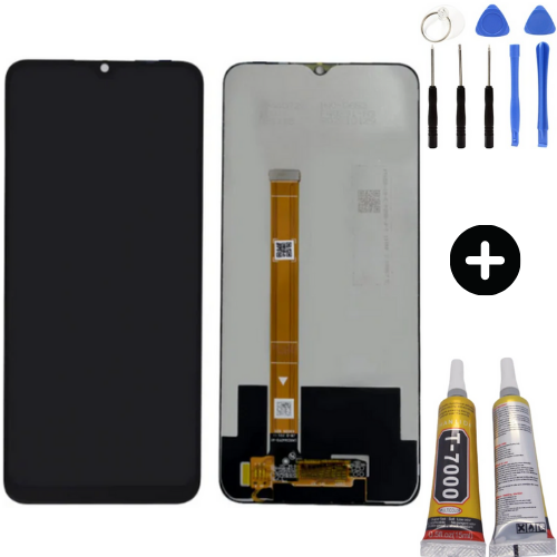 Realme C21y Uyumlu A Kalite Lcd Ekran Dokunmatik + Montaj Seti 