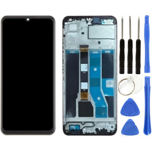 Realme C53 Uyumlu Çıtalı A Kalite Lcd Ekran Dokunmatik + Tamir Seti