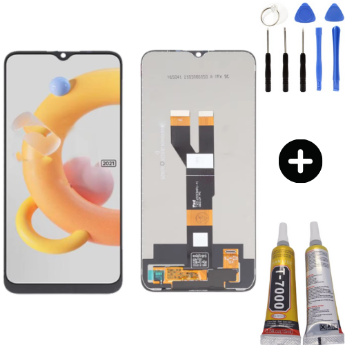 Realme C11 2021 Uyumlu HK Lcd Ekran Dokunmatik + Montaj Seti