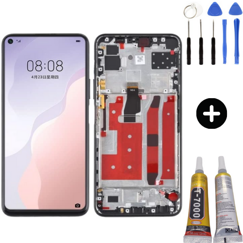 TE Huawei Honor 30S Uyumlu Çıtalı OLED Lcd Ekran Dokunmatik + Montaj Seti