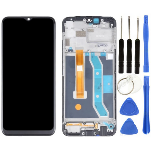 Realme C11 Rmx2185 Uyumlu Çıtalı HK Lcd Ekran Dokunmatik + Tamir Seti
