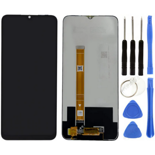 Realme C21y Uyumlu Servis Lcd Ekran Dokunmatik + Tamir Seti