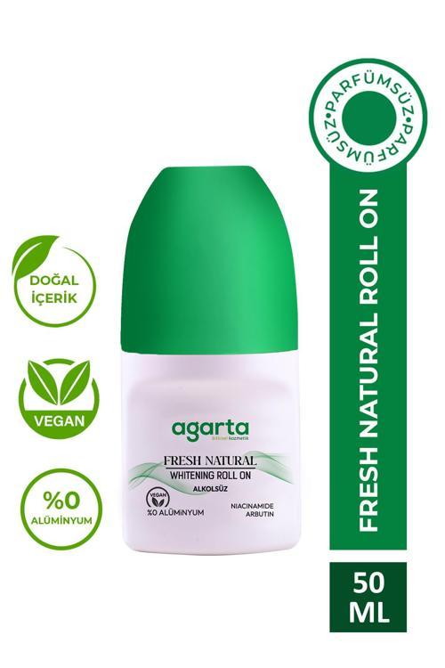 Ter Kokusu Önleyici 24 Saat Etkili Beyazlatıcı Unisex Natural Roll-on 50 ml