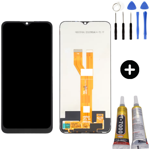 Realme C21 Uyumlu Servis Lcd Ekran Dokunmatik + Montaj Seti