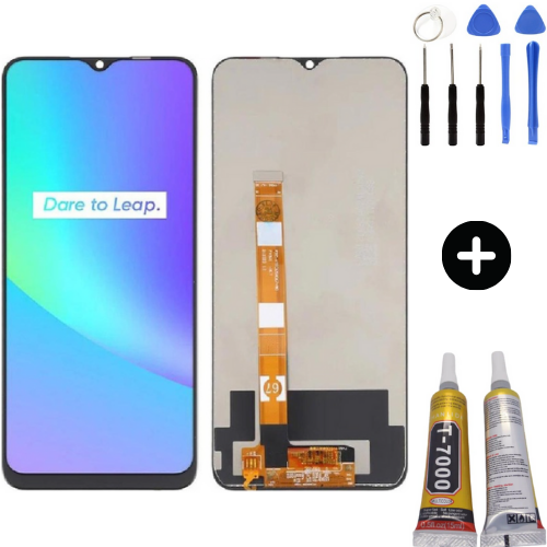Realme C25 Uyumlu Lcd Ekran Dokunmatik + Montaj Seti