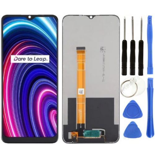 Realme C25y Uyumlu HK Lcd Ekran Dokunmatik + Tamir Seti
