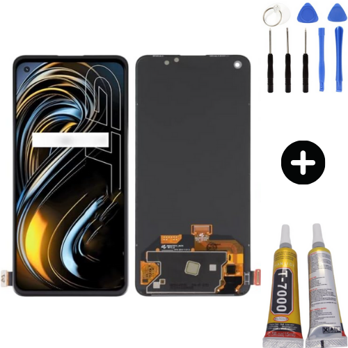 Realme GT 5G Uyumlu Servis Lcd Ekran Dokunmatik + Montaj Seti