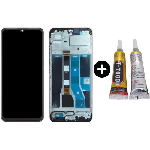 Realme C53 Uyumlu Çıtalı A Kalite Lcd Ekran Dokunmatik + B7000