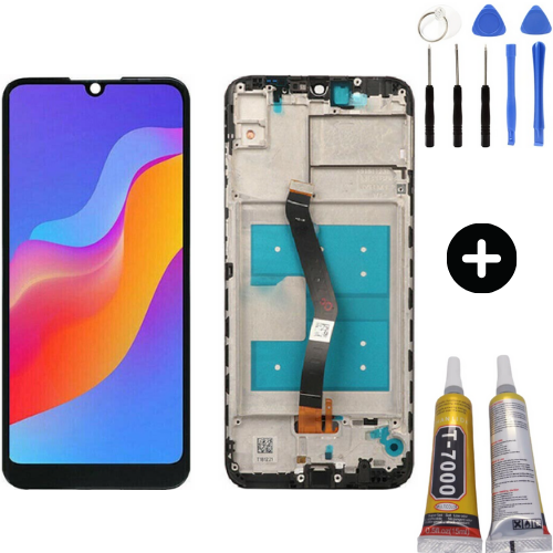 TE Huawei Honor 8A Uyumlu Çıtalı HK Lcd Ekran Dokunmatik + Montaj Seti