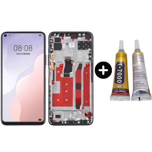 TE Huawei Honor 30S Uyumlu Çıtalı HK Lcd Ekran Dokunmatik + B7000