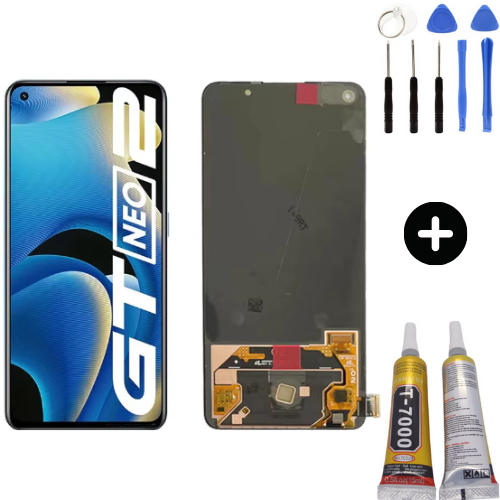 Realme GT Neo 2 Uyumlu Lcd Ekran Dokunmatik + Montaj Seti