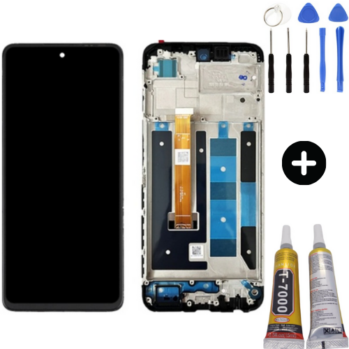 Realme C55 Uyumlu Çıtalı OLED Lcd Ekran Dokunmatik + Montaj Seti