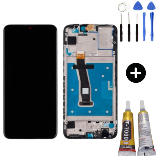 TE Huawei P Smart 2019 Uyumlu Çıtalı HK Lcd Ekran Dokunmatik + Montaj Seti