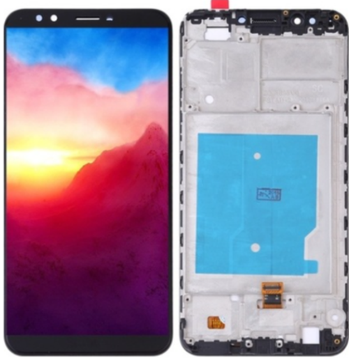 TE Huawei Y7 2018 Uyumlu Çıtalı Servis Lcd Ekran Dokunmatik Siyah