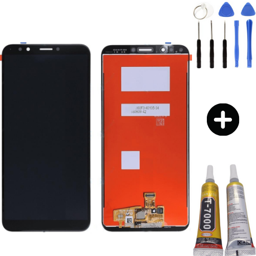 TE Huawei Y7 Prime 2018 Uyumlu Servis Lcd Ekran Dokunmatik + Montaj Seti