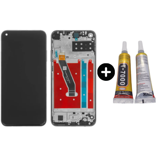 TE Huawei P40 Lite E Uyumlu Çıtalı Lcd Ekran Dokunmatik + B7000