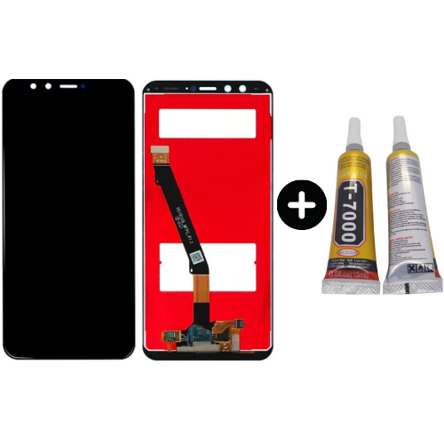 TE Huawei P Smart Uyumlu HK Lcd Ekran Dokunmatik Siyah + B7000